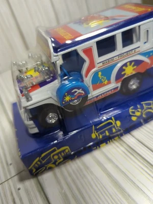 Vintage  Philippine Jeepney Die-Cast Toy RARE Never Opened - Image 1 of 4