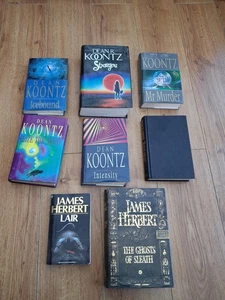 Dean Koontz James Herbert Hardback Book Bundle Hardcover - Classic Horror  - Picture 1 of 18