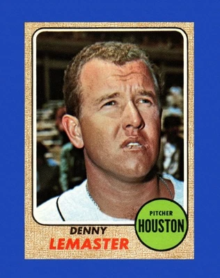 1968 Topps Set-Break #491 Denny Lemaster NM-MT OR BETTER *GMCARDS* - Image 1 of 2