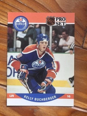 Juego profesional Kelly Buchberger #441 Edmonton Oilers novato radiocontrol 1990-91 Foto 1 de 2