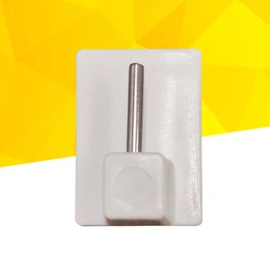 Gancho autoadhesivo de 50 piezas ganchos de pared de alta resistencia pegajosos (blanco) - Imagen 1 de 11