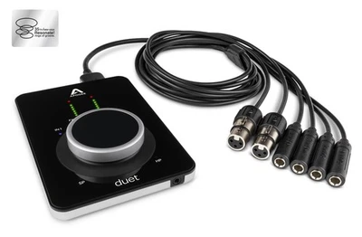 Apogee Audio Interface Duet 3 for Mac & Windows, 24bit/96kHz Hardware DSP, USB T - Image 1 of 4