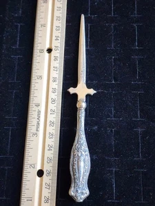 Antique Sterling Silver Handled Letter Opener Marked/Tested+ Used 20.0 Grams - Picture 1 of 4