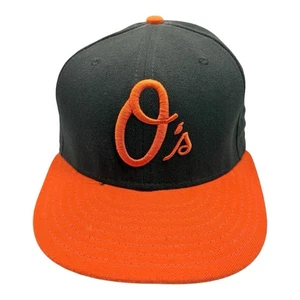 New Era 59FIFTY Baltimore Orioles eng anliegende Mütze Größe 7 1/8 - authentische Kollektion - Bild 1 von 9