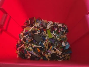 Lego Lot 11 Pfund Pfund zufällig gemischte Stücke Bulk-KEINE MINIFIGUREN - Bild 1 von 2