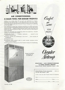 Magazine Print Ad CHRYSLER AIRTEMP 1953 Air Conditioning Dayton Ohio - Picture 1 of 2