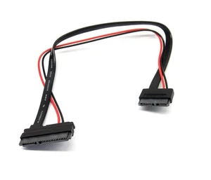 Slimline 13 pin SATA Female to 22 Pin SATA Female Cable - Picture 1 of 1