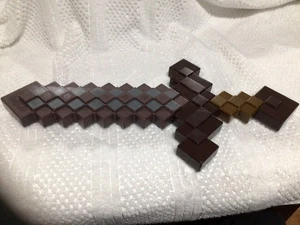 Minecraft Mini Diamond Brown Sword Plastic Toy - Picture 1 of 3