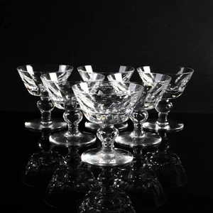 Arnolfo di Cambio Kristallglas Likör/Südwein JERSEY SET von 6 mid century - Bild 1 von 7