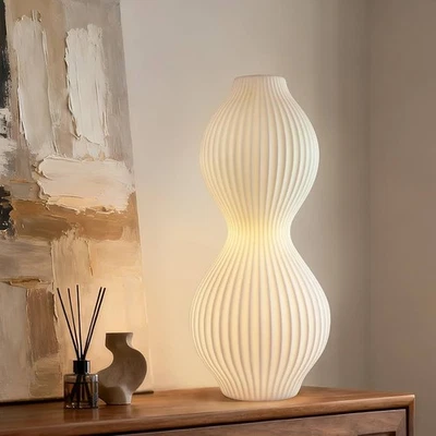 15.8" Modern Orpheus Ceramic Table Lamp, Modern Bedside Lamp - Image 1 of 4