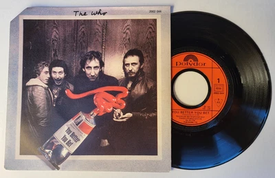 The Who  You Better You Bet  SP 7" Fra 1981  Média NEUF Jamais Joué, Unplayed - Photo 1/2