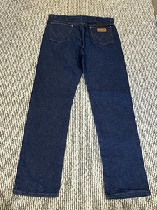 Pantalones de mezclilla vintage de los 90 Wrangler 13MWZ corte vaquero para hombre 36x34 Western hechos en EE. UU. USADOS EN EXCELENTE ESTADO - Imagen 1 de 9