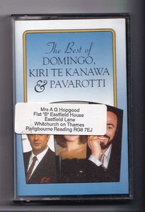 (LS224) The Best Of Domingo, Kiri Te Kanawa & Pavarotti - 1992 Cassette Tape - Picture 1 of 2