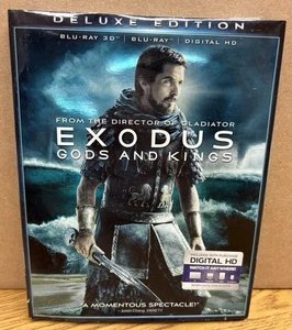 Exodus: Gods and Kings 3D Blu-ray Deluxe Edition + Slipcover + Digital - Picture 1 of 2
