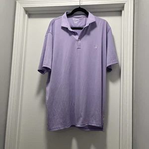 Birddogs Men 2XL Performance Golf Purple Striped  Polo Shirt Size XXL - Picture 1 of 10