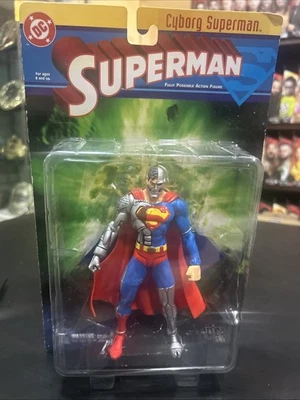 DC Direct COLLECTIBLES DEATH OF SUPERMAN RETURNS SERIES CYBORG SUPERMAN FIGURE - Imagem 1 de 2