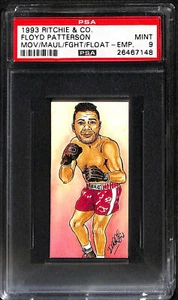 Floyd Patterson 1993 Ritchie & Co Movers/Maulers/Fighters & Floaters PSA 9 - Picture 1 of 1