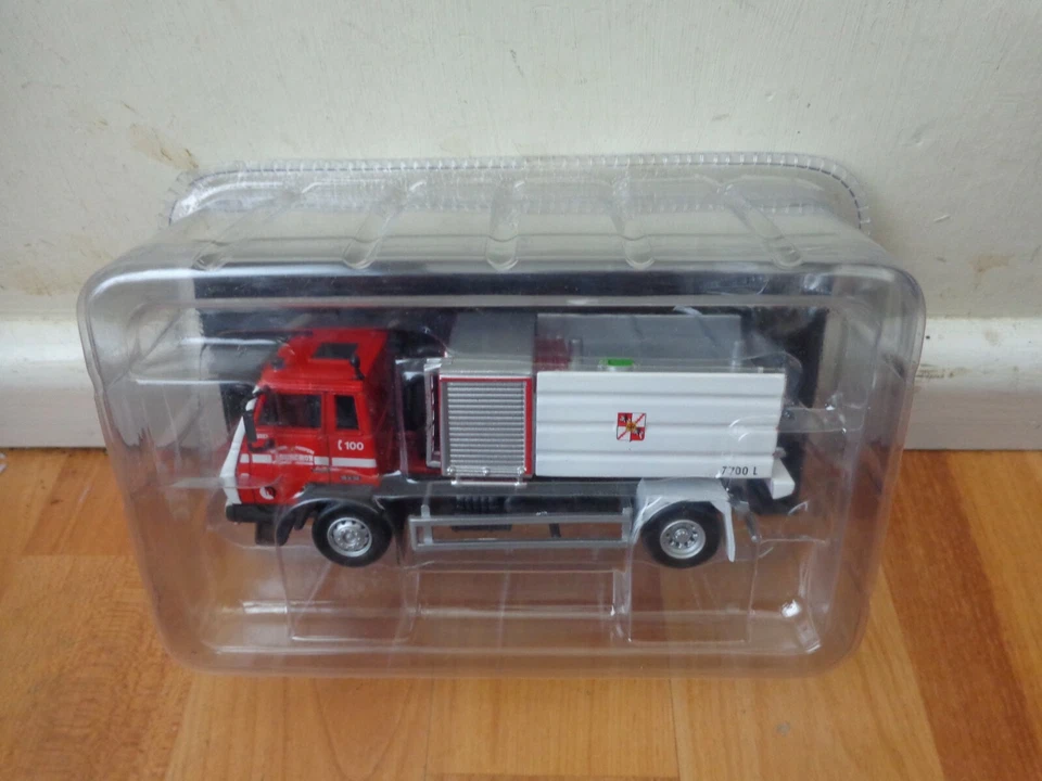 1/64 SCALE BELGIUM 1996 PORTE BERCE STEYR 19KP - DEL PRADO FIRE ENGINE MODEL - Image 1 of 1