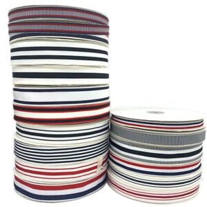 Wave Stripes Grosgrain Ribbons Dress Fabric Sewing Ribbon Laces Craft Diy 5yards