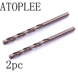 ATOPLEE 2X Hard Cobalt Twist Drill Bit Metal Steel Twist Imperial 1/8" - 21/64" - Picture 1 of 10