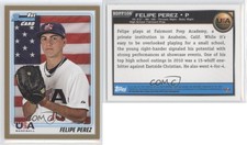 2010 Bowman Draft Draft Picks Gold Felipe Perez #BDPP106