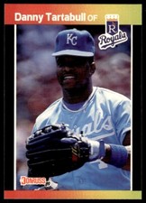 1989 Donruss Baseball Card Danny Tartabull Kansas City Royals #61