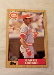 Vintage 1987 Topps BARRY LARKIN Baseball Card # 648 Cincinnati Reds- Ungraded - Picture 1 of 10