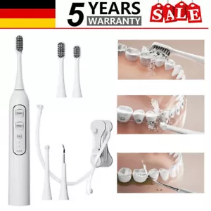 Ultraschall Zahnreinigung Set Zahnbürste Zahnsteinentferner Geschenk Elektrisch。 - Bild 1 von 11