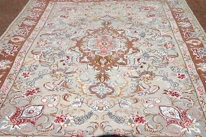 Persiann Tabrizz silk and wool handmade hand knotted rug 160 x 100 cm - Picture 1 of 12