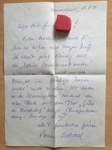 DDR Autogramm Carmen Ostwald Schlager Volksmusik Kleinmachnow 1987 - Bild 1 von 2