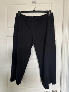 NWOT Stonewear slit crop capri pants - XL - Black - REDUCED! - Picture 1 of 9