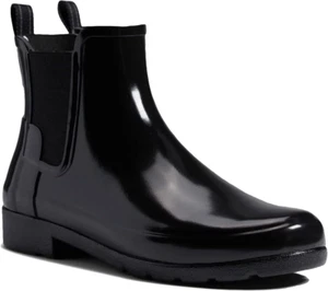 Botas de Lluvia HUNTER W REFINADAS CHELSEA GL Negras/Negro Carbón Nuevas - Imagen 1 de 7