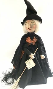 Joe Spencer Gathered Traditions Milliant HALLOWEEN Hexe GROß 21" Besen Spitze - Bild 1 von 12