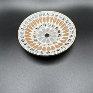Vintage Midcentury Modern Mini Mosaic Tile Jewelry Trinket Dish Dahl MCM Flower - Picture 1 of 3