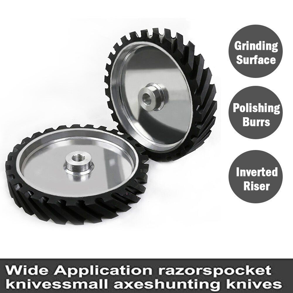 Rubber Contact Wheel Belt Grinder 