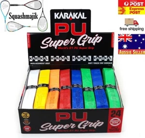 Karakal PU Super Grip - Box of 24 - Assorted Colours - Squash, Tennis, Badminton - Picture 1 of 2