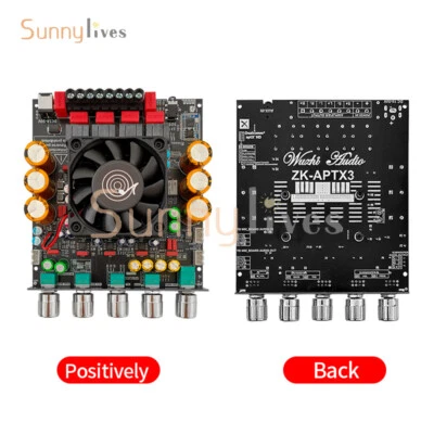 ZK-APTX3 2x300W + 600W Bluetooth Verstärker Platine 2.1 Kanal Audio Verstärker Modul - Bild 1 von 4
