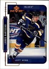 1999-00 Upper Deck MVP Blues Hockey Card #187 Lubos Bartecko