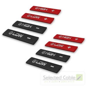 VIABLUE™ Schrumpfschlauch Speaker Bi- Amping / Wiring Markierung 4 Paar | 44953 - Bild 1 von 3