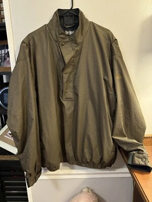 Chaqueta cortavientos DRYJOYS By Footjoy a cuadros para hombre XL golf al aire libre pulóver Foto 1 de 4
