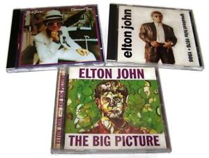 Elton John, Greatest Hits, Big Picture Piano(Music Albums(3), CDs, 1974,-92,-97)