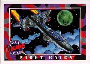 1991 Impel G.I. Joe # 14 Night Raven