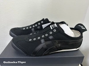 Onitsuka Tiger MEXICO 66 SLIP-ON 1183A360 002 BLACK BLACK Unisex Shoes US 6-14 - Picture 1 of 10