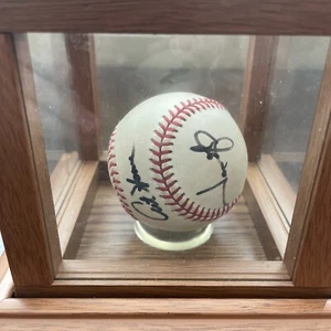 Jason Giambi & Art Howe Autographed Baseball - Picture 1 of 6