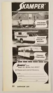 1970 Print Ad Skamper Travel Trailers, Pickup Truck Campers, Pop-Ups Bristol,IN - Picture 1 of 1