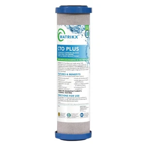 Matrikx CTO PLUS Aktivkohleblock 10" Wasserfilter & Chloraminreduktion - Bild 1 von 3