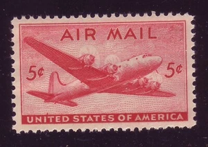 C32 (5c Air Mail) - SUPERB CENTER - MNH - MUST SEE !! - Picture 1 of 2