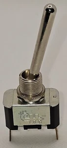 Interruptor de palanca de murciélago largo Cole Hersee 55052-01 SPST encendido instantáneo - apagado 10A 36VDC - Imagen 1 de 2