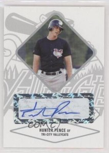 2004 Just Minors Justifiable Silver Auto /100 Hunter Pence #62 Auto