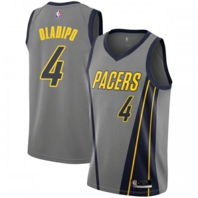 Camiseta deportiva Nike NBA Youth Indiana Pacers Victor Oladipo #4 City Edition Swingman Foto 1 de 2